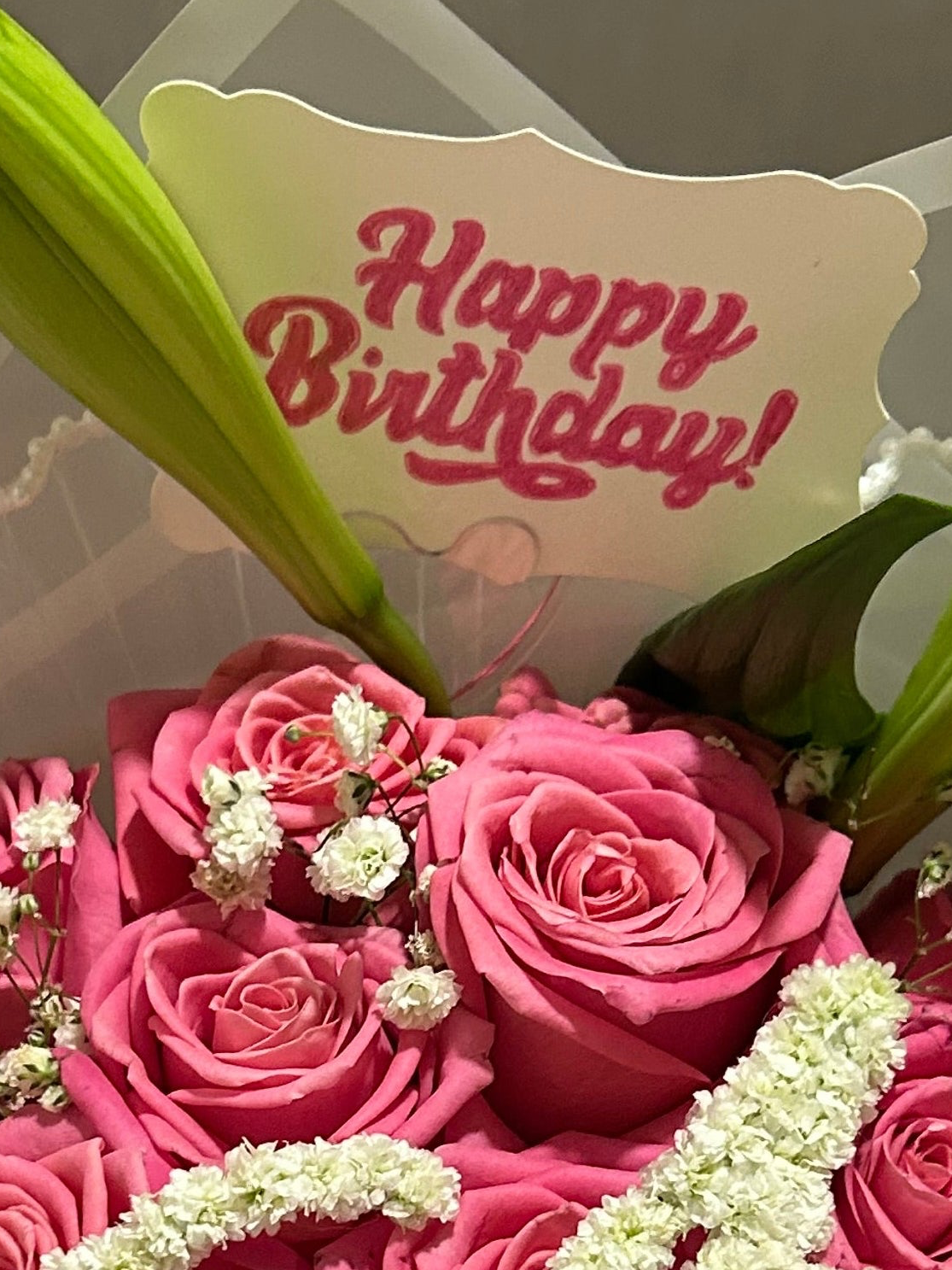 Personalised message